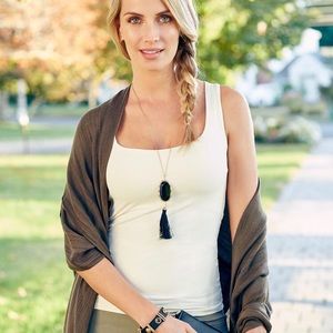Long tassel necklace